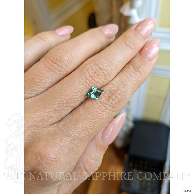 1.16 Ct. Bluish Green Sapphire from Montana