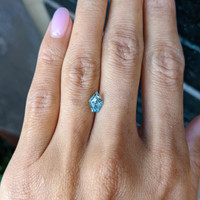 1.18 Ct. Bluish Green Sapphire from Montana Life Style