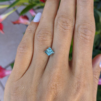 1.29 Ct. Bluish Green Sapphire from Montana Life Style