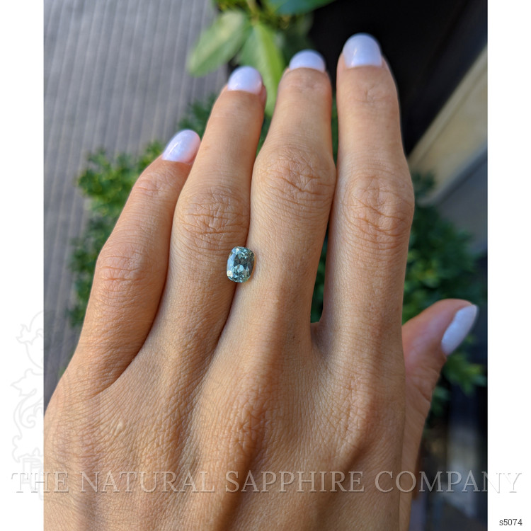 1.35 Ct. Bluish Green Sapphire from Montana