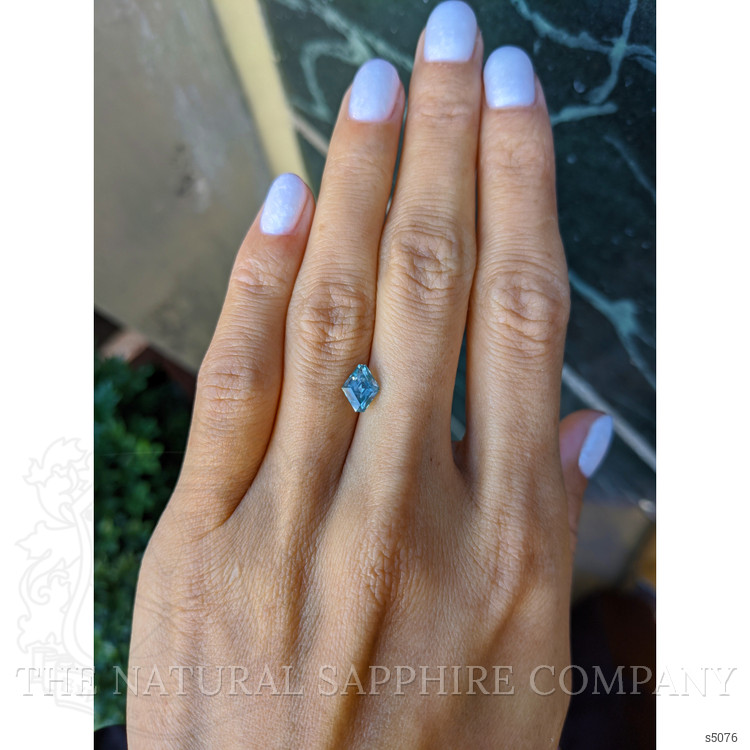 1.37 Ct. Greenish Blue Sapphire from Montana