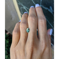 1.42 Ct. Bluish Green Sapphire from Montana Life Style