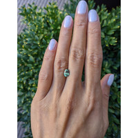 1.42 Ct. Bluish Green Sapphire from Montana Life Style