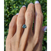 1.58 Ct. Greenish Blue Sapphire from Montana Life Style