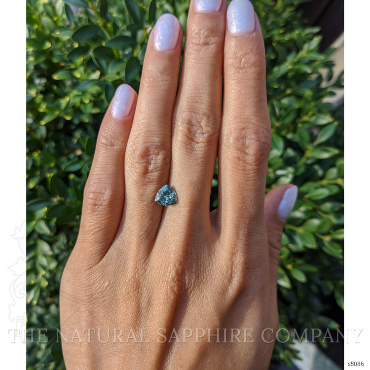 1.58 Ct. Greenish Blue Sapphire from Montana
