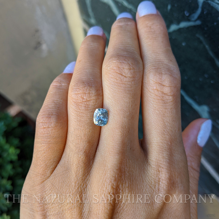 1.64 Ct. Greenish Blue Sapphire from Montana