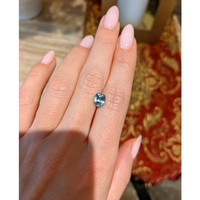 1.64 Ct. Greenish Blue Sapphire from Montana Life Style