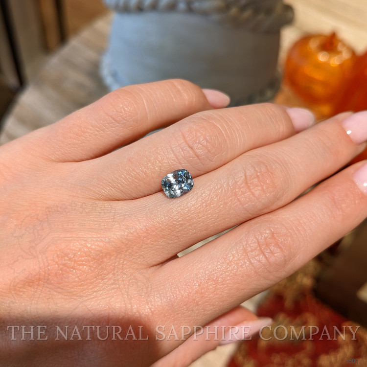 1.64 Ct. Greenish Blue Sapphire from Montana