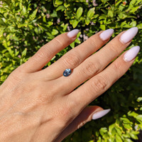 1.63 Ct. Bluish Green Sapphire from Montana Life Style