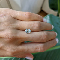 1.63 Ct. Bluish Green Sapphire from Montana Life Style