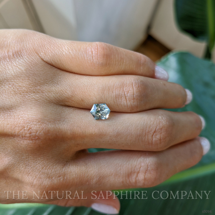 1.63 Ct. Bluish Green Sapphire from Montana