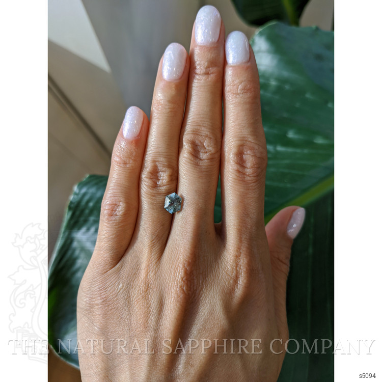 1.63 Ct. Bluish Green Sapphire from Montana