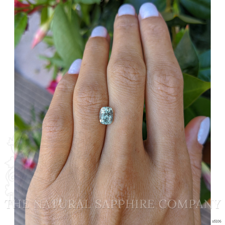 1.78 Ct. Bluish Green Sapphire from Montana