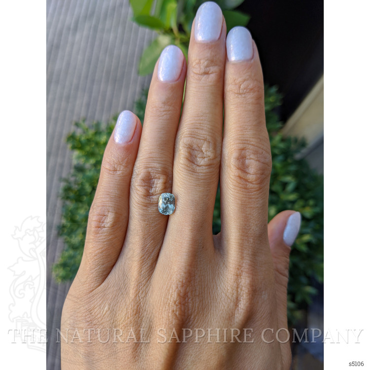 1.78 Ct. Bluish Green Sapphire from Montana
