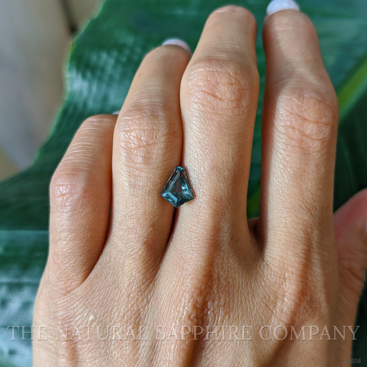 1.81 Ct. Greenish Blue Sapphire from Montana