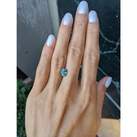 1.92 Ct. Bluish Green Sapphire from Montana Life Style
