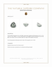 0.96 Ct. Green Sapphire from Montana Appraisal