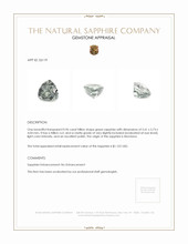 0.96 Ct. Green Sapphire from Montana Appraisal