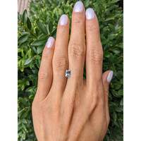 1.06 Ct. Greyish Blue Sapphire from Montana Life Style