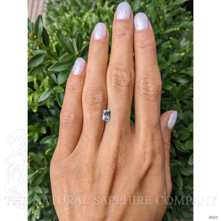 1.06 Ct. Greyish Blue Sapphire from Montana