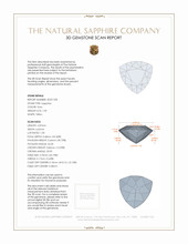 1.09 Ct. Sapphire from Montana 3 D Scan Report