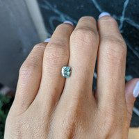 1.33 Ct. Greyish Blue Sapphire from Montana Life Style