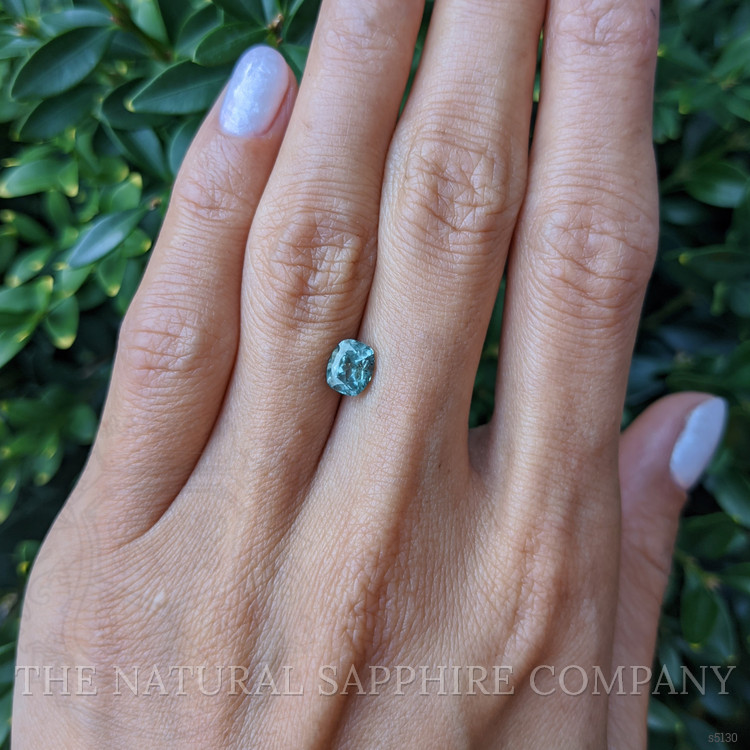 1.33 Ct. Greyish Blue Sapphire from Montana