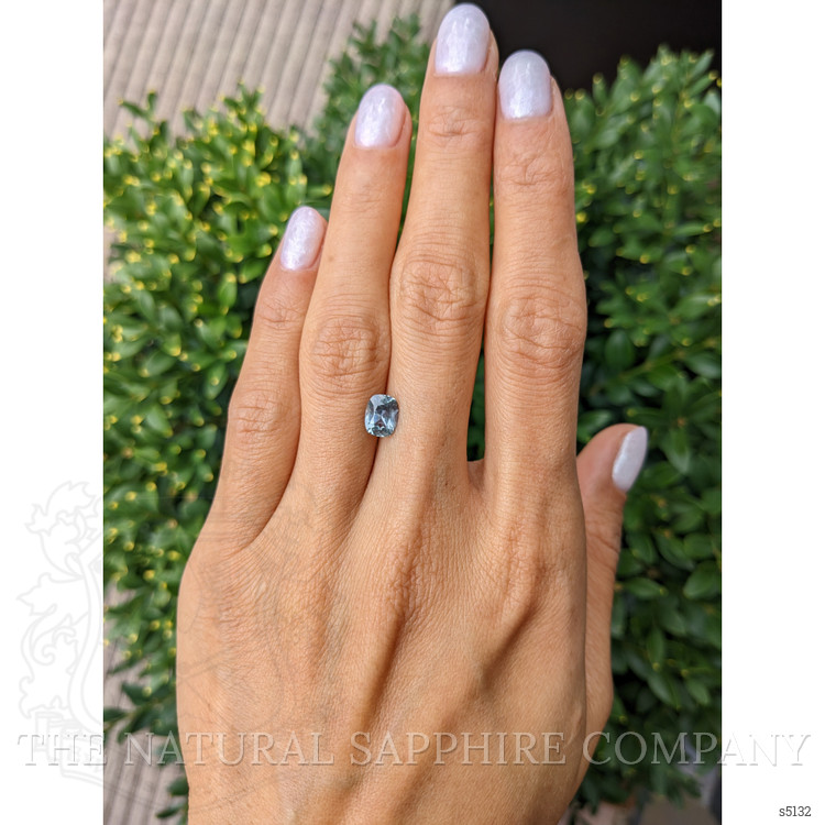 1.35 Ct. Greyish Blue Sapphire from Montana