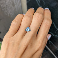 1.79 Ct. Greyish Blue Sapphire from Montana Life Style