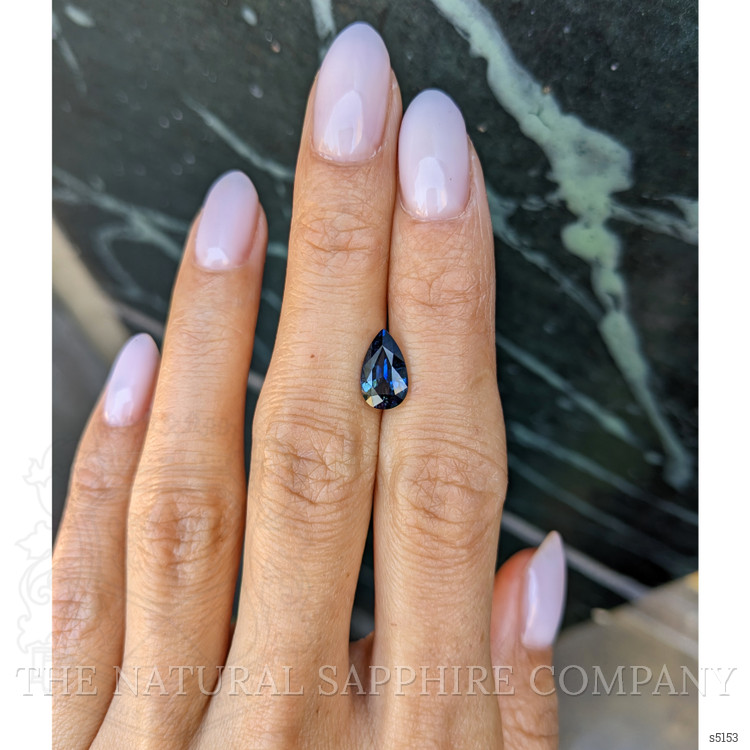 2.10 Ct. Blue Sapphire from Ceylon (Sri Lanka)