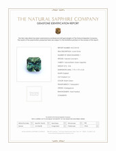 3.06 Ct. Sapphire from Madagascar Scan Report
