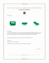 1.13 Ct. Emerald from Brazil Appraisal