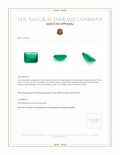 1.28 Ct. Emerald from Brazil Appraisal