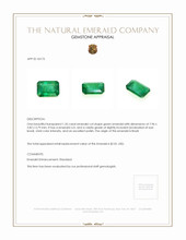 1.35 Ct. Emerald from Brazil Appraisal