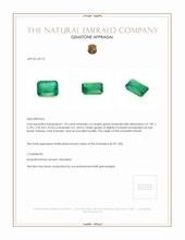 1.39 Ct. Emerald from Brazil Appraisal