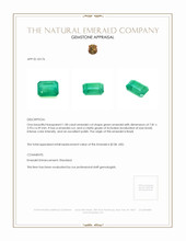 1.58 Ct. Emerald from Brazil Appraisal