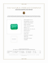 1.58 Ct. Emerald from Brazil Scan Report