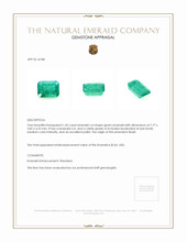 1.45 Ct. Emerald from Brazil Appraisal