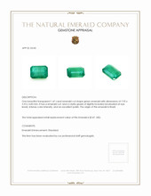1.47 Ct. Emerald from Brazil Appraisal