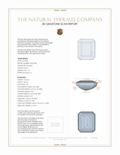 1.74 Ct. Emerald from Brazil 3 D Scan Report
