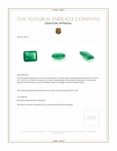 1.94 Ct. Emerald from Brazil Appraisal