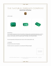 2.33 Ct. Emerald from Brazil Appraisal