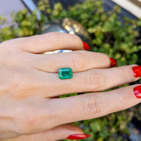 2.29 Ct. Emerald from Zambia Life Style