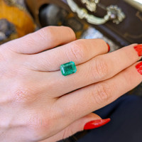 2.29 Ct. Emerald from Zambia Life Style