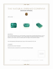 2.63 Ct. Emerald from Zambia Appraisal