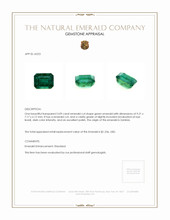3.09 Ct. Emerald from Zambia Appraisal