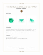 1.33 Ct. Emerald from Ethiopia Appraisal