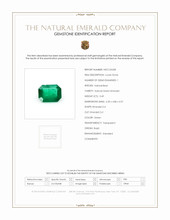 0.49 Ct. Emerald from Brazil Scan Report