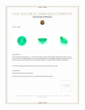2.11 Ct. Emerald from Colombia Appraisal