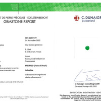 2.11 Ct. Emerald from Colombia Scan Report
